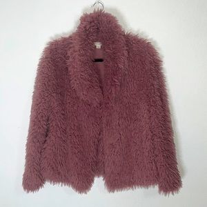 Puffy rose pink sweater/jacket